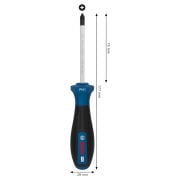 Bosch PRO Yıldız Tornavida PH1 x 75 mm