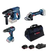 Bosch GBH 180-LI + GWS 180-LI + GSB 18V-50
