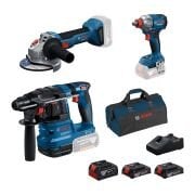 Bosch GBH 185-LI + GWS 18V-8 + GDX 18V-285