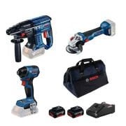 Bosch GBH 180-LI + GWS 18V-10 + GDR 18V-220