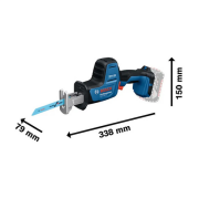 Bosch GSA 18V-24 Akülü Tilki Kuyruğu Solo (akü hariç)