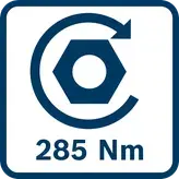 Bosch GDX 18V-285 Akülü Somun Sıkma 2 Ah x 1 adet