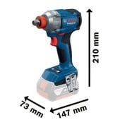 Bosch GDX 18V-285 Akülü Somun Sıkma 5 Ah x 2 adet
