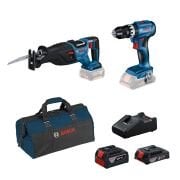 Bosch GSB 18V-45 + GSA 185-LI