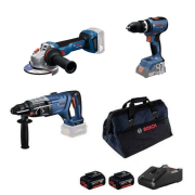 Bosch GBH 18V-28 D + GWS 18V-11 + GSB 18V-65