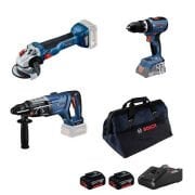 Bosch GBH 18V-28 D + GWS 18V-10 + GSB 18V-65