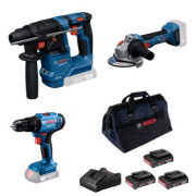 Bosch GBH 18V-18 + GWS 18V-8 + GSB 183-LI