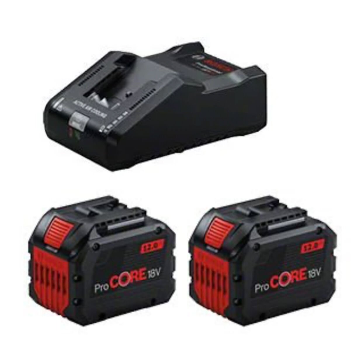 Bosch Şarj Seti GAL 18V-160 + ProCORE 18V 12.0 Ah x 2 adet