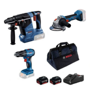 Bosch GBH 187-LI + GWS 18V-8 + GSB 185-LI