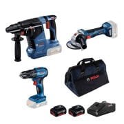 Bosch GBH 187-LI + GWS 180-LI + GSB 185-LI