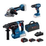 Bosch GBH 187-LI + GWS 18V-8 + GSB 185-LI