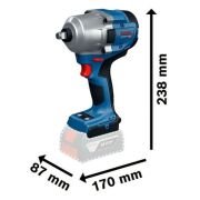 Bosch GDS 18V-780 Akülü Somun Sıkma 4 Ah x 1 adet