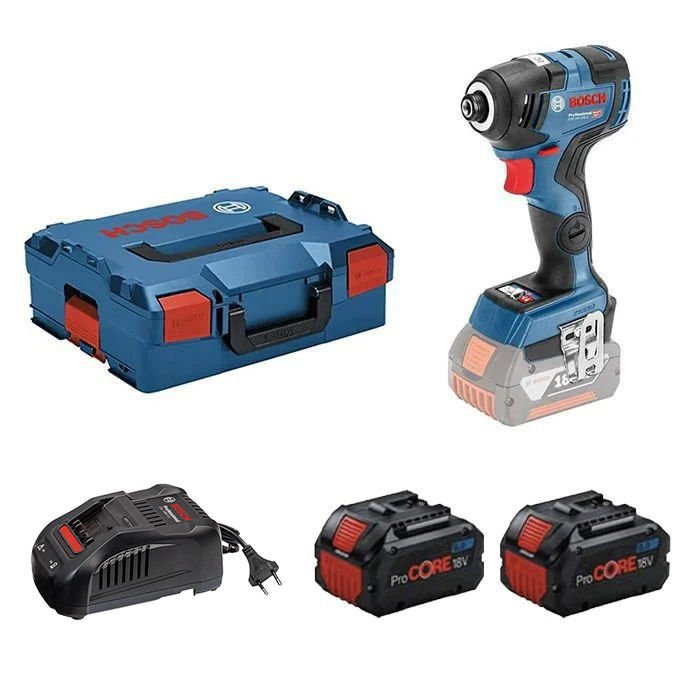 Bosch GDR 18V-200 C Akülü Somun Sıkma 8 Ah x 2 adet