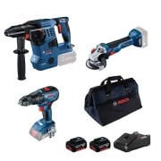 Bosch GBH 18V-28 C + GWS 18V-10 + GSB 18V-50