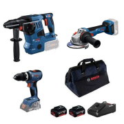 Bosch GBH 18V-28 C + GWS 18V-11 + GSB 18V-65