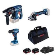 Bosch GBH 180-LI + GWS 18V-8 + GSR 185-LI