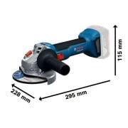 Bosch GWS 18V-8 Akülü Taşlama 4 Ah x 1 adet