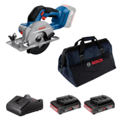 Bosch GKS 18V-51 Akülü Daire Testere 2 Ah x 2 adet