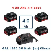 Bosch GBH 180-LI + GWS 18V-10 + GSR 18V-50 + GDR 18V-220