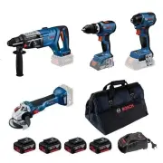 Bosch GBH 18V-28 D + GWS 18V-10 + GSB 18V-65 + GDR 18V-220
