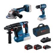 Bosch GBH 18V-24 C + GWS 18V-11 S + GSB 18V-45