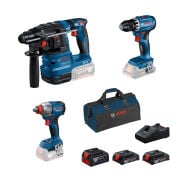 Bosch GBH 18V-22 + GSR 18V-45 + GDX 18V-285