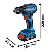 Bosch GSR 185-LI Akülü Vidalama 2 Ah + 5 Ah