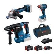 Bosch GBH 18V-24 C + GWS 18V-11 S + GDX 18V-285