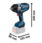 Bosch GDS 18V-1000 Akülü Somun Sıkma Solo (akü hariç)