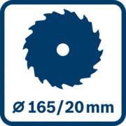 Bosch GKS 185-LI Akülü Daire Testere 5 Ah x 2 adet