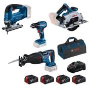 Bosch GKS 185-LI + GSA 185-LI + GST 185-LI + GSR 185-LI