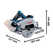 Bosch GKS 18V-68 C Akülü Daire Testere 5 Ah x 1 adet