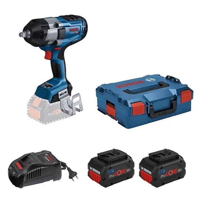 Bosch GDS 18V-1000 Akülü Somun Sıkma 8 Ah x 2 adet