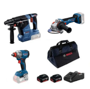 Bosch GBH 187-LI + GWS 18V-11 + GDX 18V-285