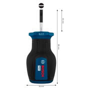 Bosch PRO Topaç Düz Tornavida 3.5x25 mm