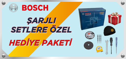 Bosch Şarjlı Set al. HEDİYE PAKETİ Kazan.