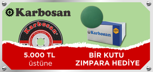 Karbosan’da 5.000 Lira üstüne Bir Kutu Zımpara