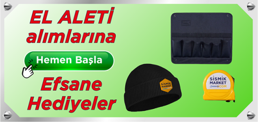 El Aletlerinde 5.000 TL üstüne Alet Tutucu HEDİYE