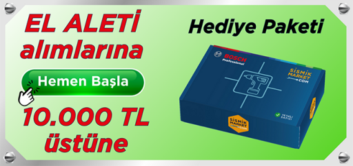El Aletlerinde 10.000 TL üstüne HEDİYE PAKETİ