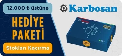 Karbosan'da 12.000 ₺ üstüne HEDİYE PAKETİ