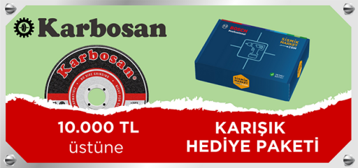 Karbosan'da 10.000 TL üstüne HEDİYE PAKETİ