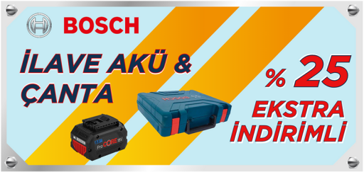 Şarjlı Setlere ilave Çanta %25 Ekstra İndirimli