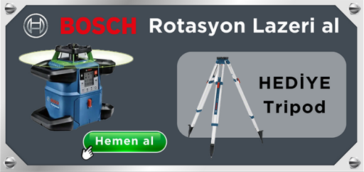 Rotasyon Lazeri al. BT 170 Tripod HEDİYE
