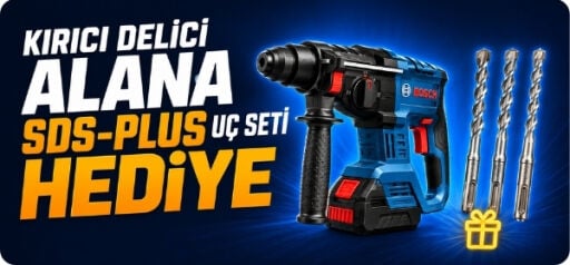 3'lü SDS Plus Uç Seti HEDİYE
