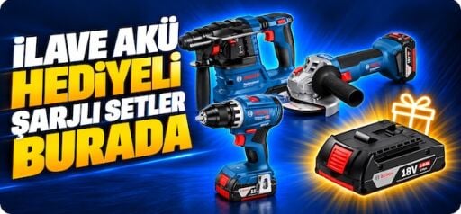 Bu sete İLAVE AKÜ HEDİYE