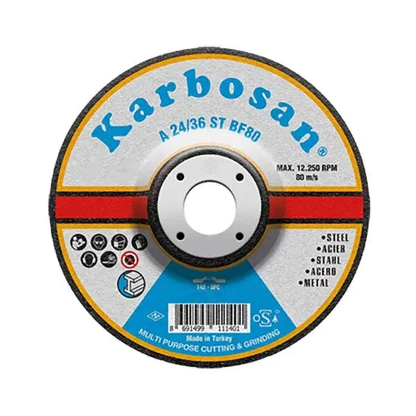 Karbosan Kesme ve Taşlama Taşı 125 mm