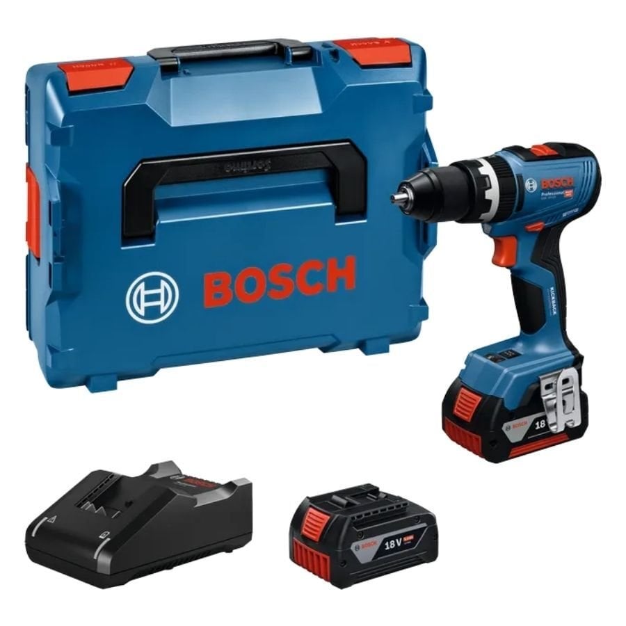 Bosch GSB 18V-65 Şarjlı Matkap 5 Ah x 2 adet