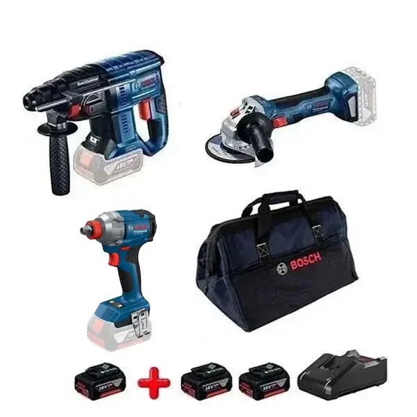Bosch GBH 180-LI + GWS 18V-8 + GDX 18V-285