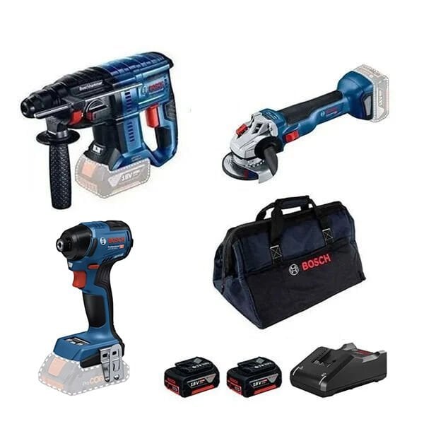 Bosch GBH 180-LI + GWS 18V-10 + GDR 18V-220