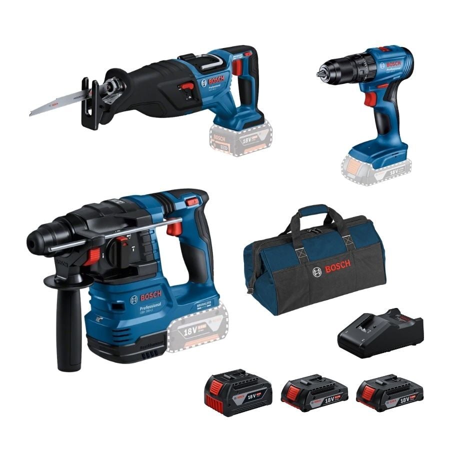 Bosch GBH 185-LI + GSB 185-LI + GSA 185-LI